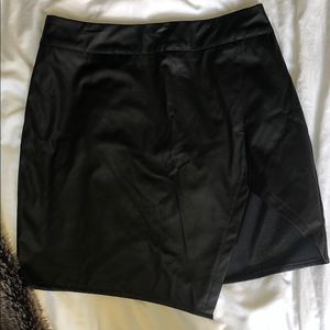 Choices Faux Leather Skirt
